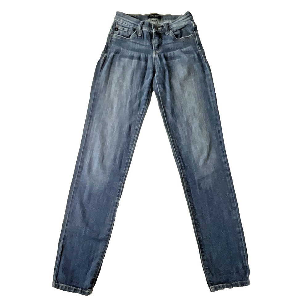 Judy Blue Jeans Medium Wash Tapered Low Rise‎ Denim JB8218DK Women Size 0/24